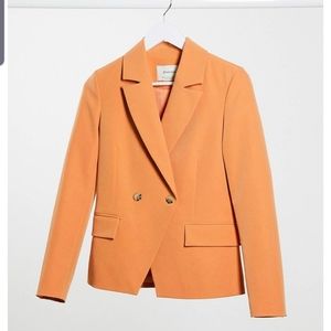 Stradivarius Blazer In Orange